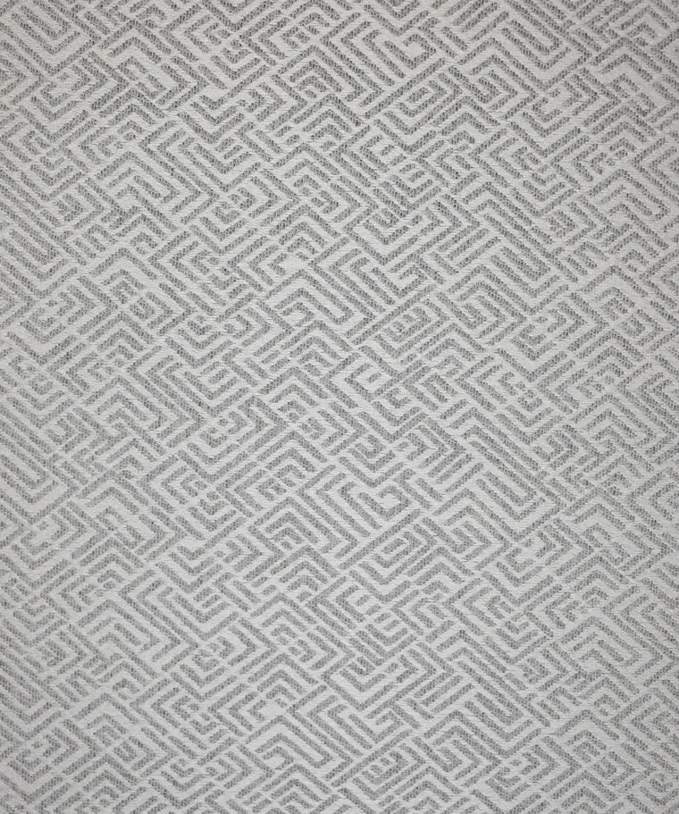 Naturals Fabric 1120 Geometric Steel